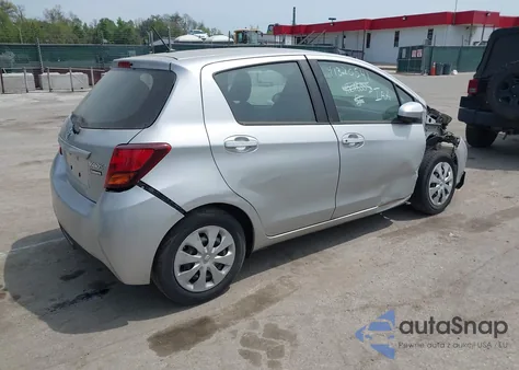 2015 Toyota Yaris L из США, поврежденный, VIN VNKKTUD30FA032159